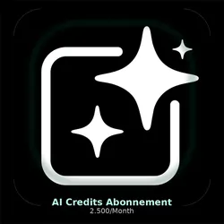 Corel AI Credits Subscription | 1 Jahr | 2500 Credits