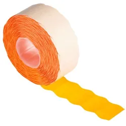 Printer Labels AS 1200er Pack Etiketten für Preis-/Warenauszeichner (orange - permanent - hoch) orange