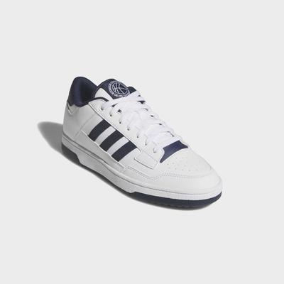 Sneaker ADIDAS SPORTSWEAR "RAPID COURT LOW", Herren, Gr. 46, weiß (cloud weiß, supplier colour, supplier colour), Synthetik, Schuhe Sneaker