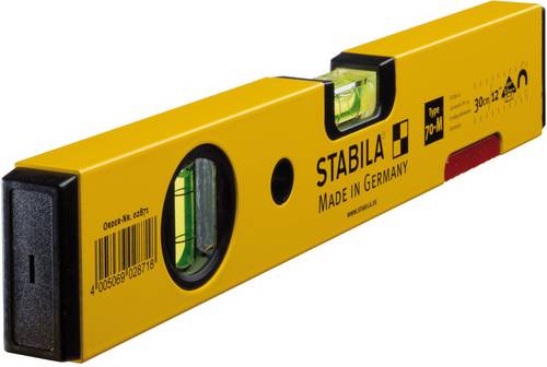 Stabila Type 70 M 2871 Leichtmetall-Wasserwaage mit Magnet 30 cm