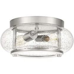 Elstead Lighting, Deckenleuchte, Trilogy Deckenleuchte E27 2-fach Nickel gebürstet (E27)