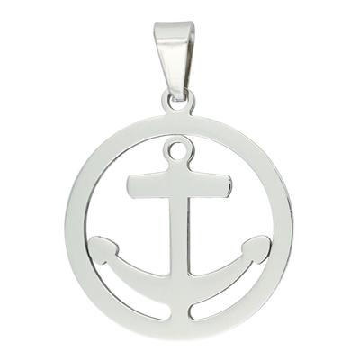 Kettenanhänger ADELIA´S "Anhänger aus Edelstahl", silber, Schmuckanhänger, Damen, Edelstahl, Kettenanhänger, Eine schöne Geschenkidee für jeden Anlass