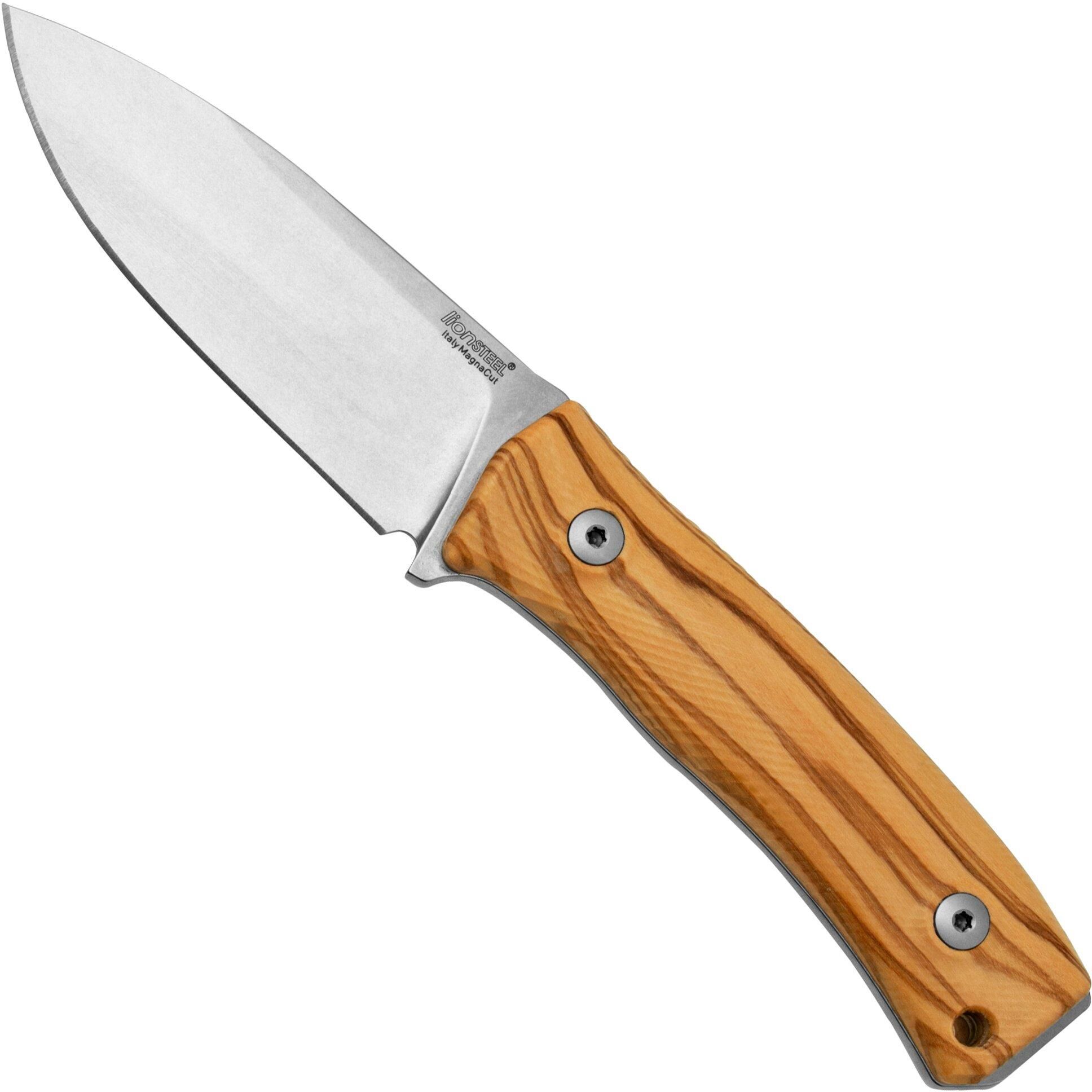Lionsteel M4 Olive MagnaCut M4-MC-UL, Knivesandtools Exclusive, coltello fisso