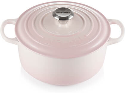 Le Creuset Signature Shell Pink 24cm Round Casserole