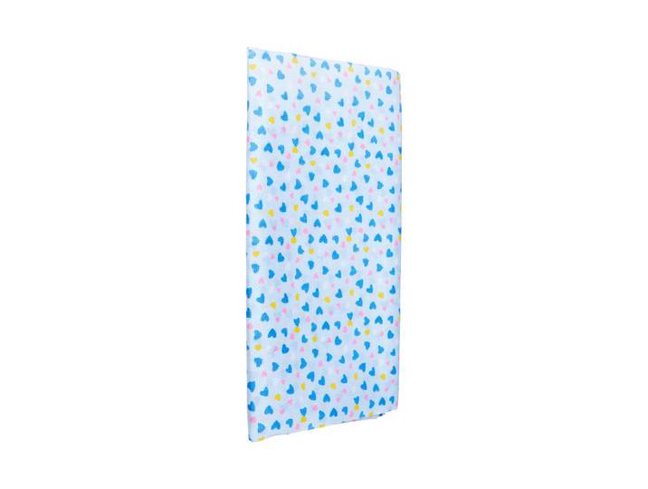 Glorex Stoffzuschnitt Polyester Blau-Bunt 1 × 1.5 m