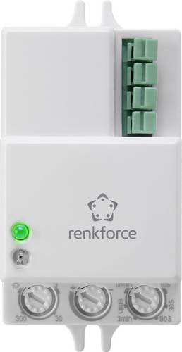 Renkforce 1530623 Decke, Wand HF-Bewegungsmelder 360° Relais Weiß
