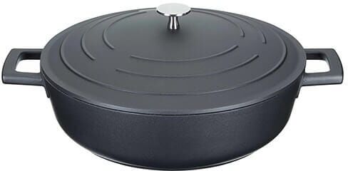 MasterClass Induction Aluminium 28cm Shallow Casserole Dish