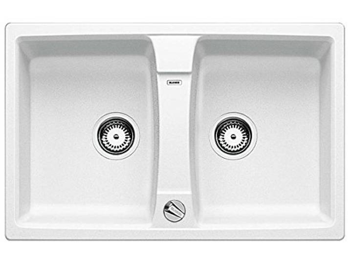 BLANCO Lexa 8, Küchenspüle, weiß, Granitspüle aus Silgranit PuraDur 514686, weiß