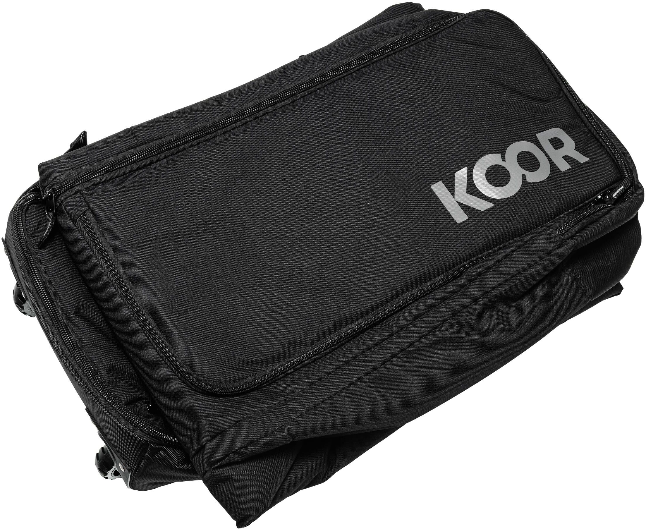 Skitasche KOOR "Kaander mit Rollen, 175 cm", Gr. B/H/T: 35cm x 175cm x 16cm, schwarz, Taschen Skitasche schwarz B/H/T: 35cm x 175cm x 16cm