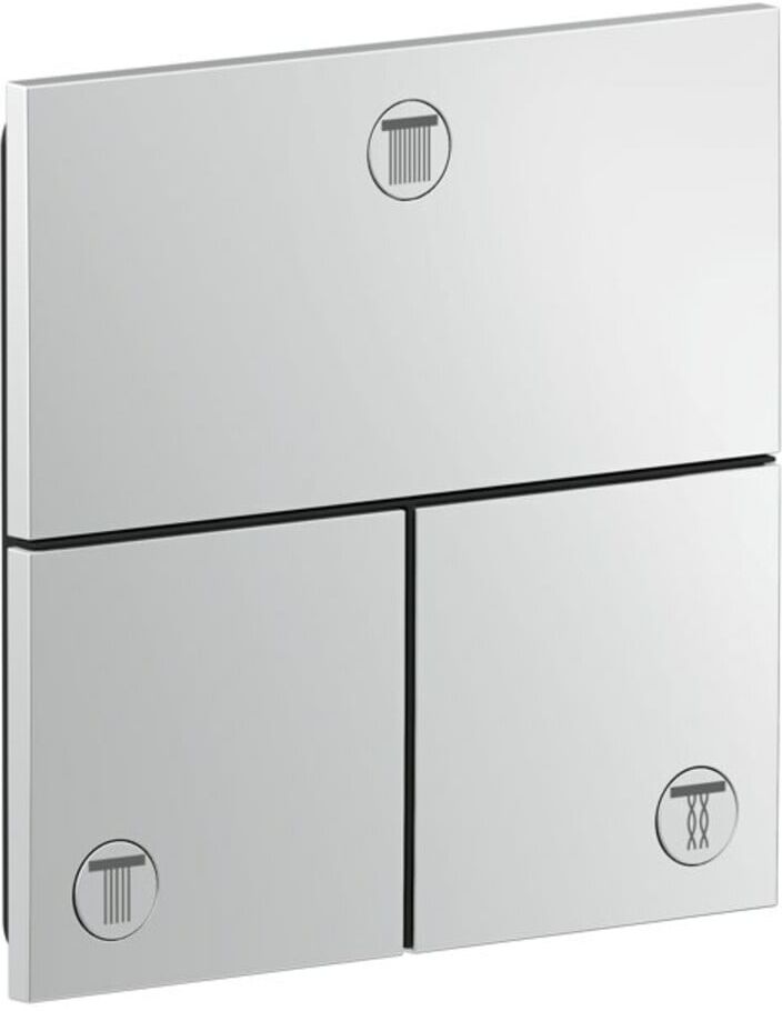 Hansgrohe Ventil Axor ShowerSelect ID UP, 3 Verbaucher, eck., brush. bla vc (36780340)