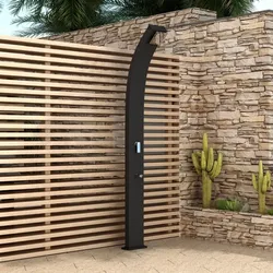 HOME DELUXE Solardusche aus Aluminium ATHEN