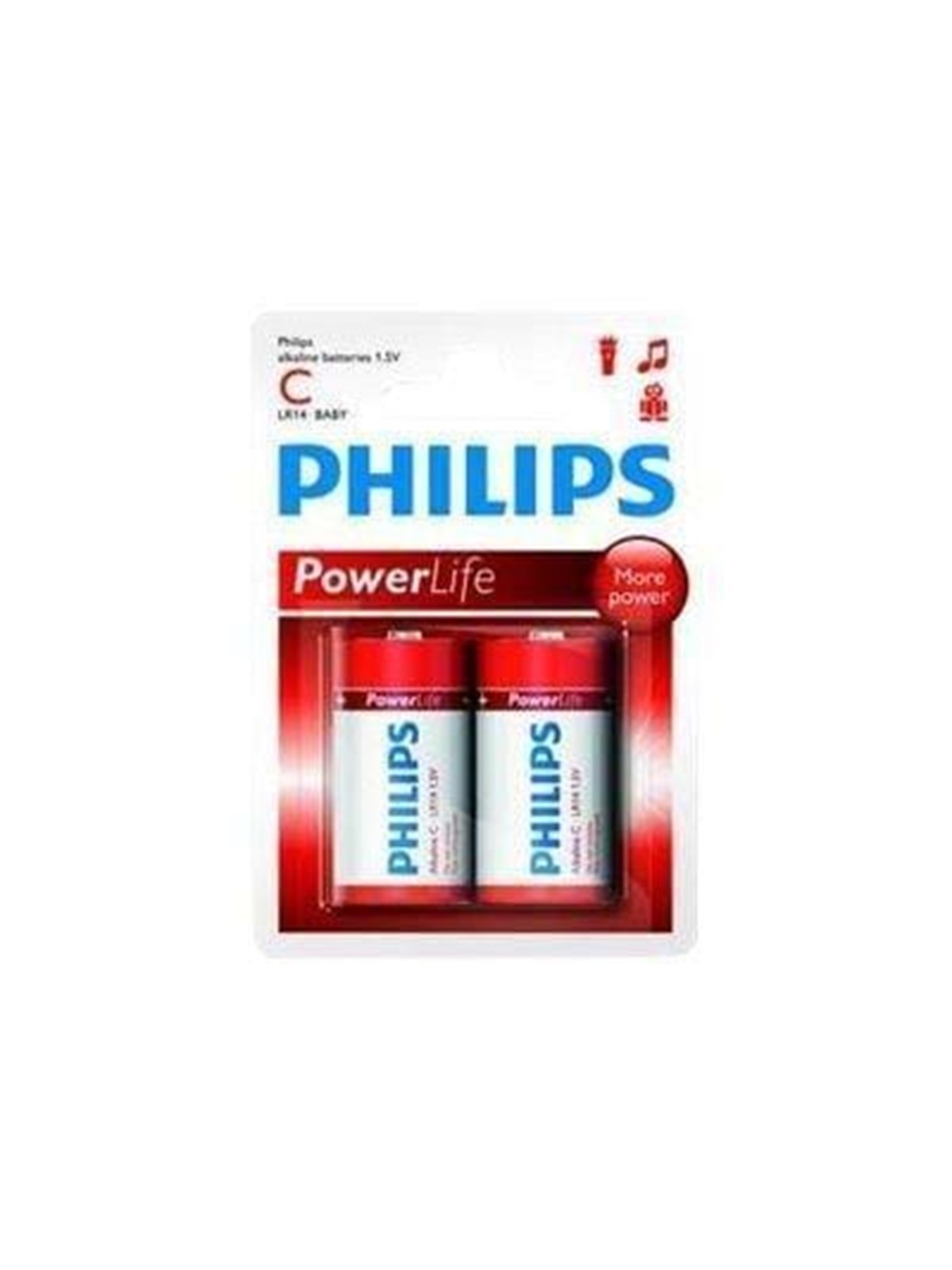 Philips Strom Life LR14P2B - Batterie - C