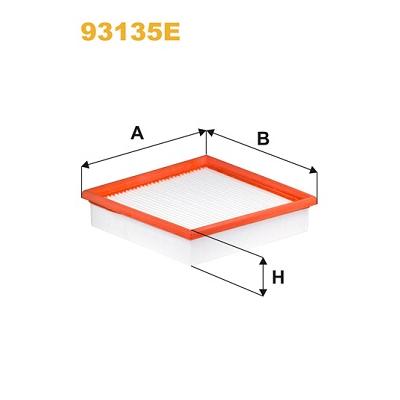 WIX FILTERS Filter, Innenraumluft 93135E für Volvo