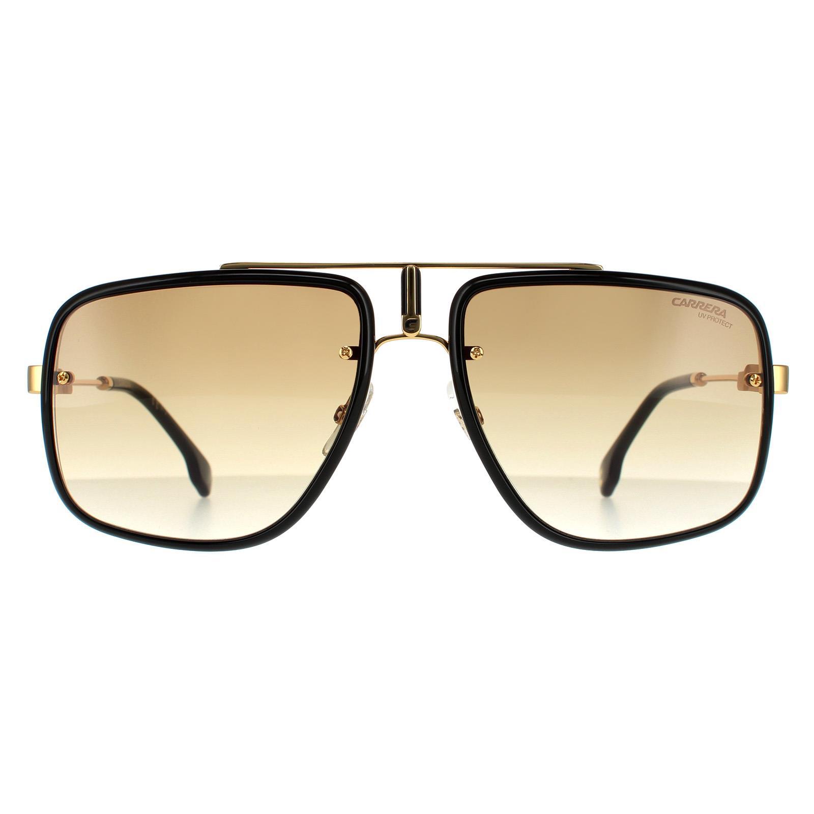 Carrera Aviator Unisex Goud Zwart Bruin Gradient