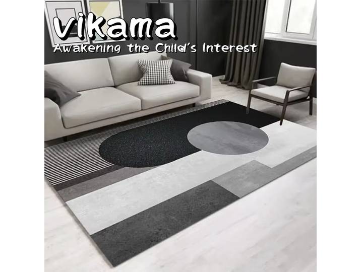 VIKAMA – tapis de luxe léger scandinave, confortable, antidérapant, doux pour la peau, décoration complète pour la maison, nouvelle collection 2025