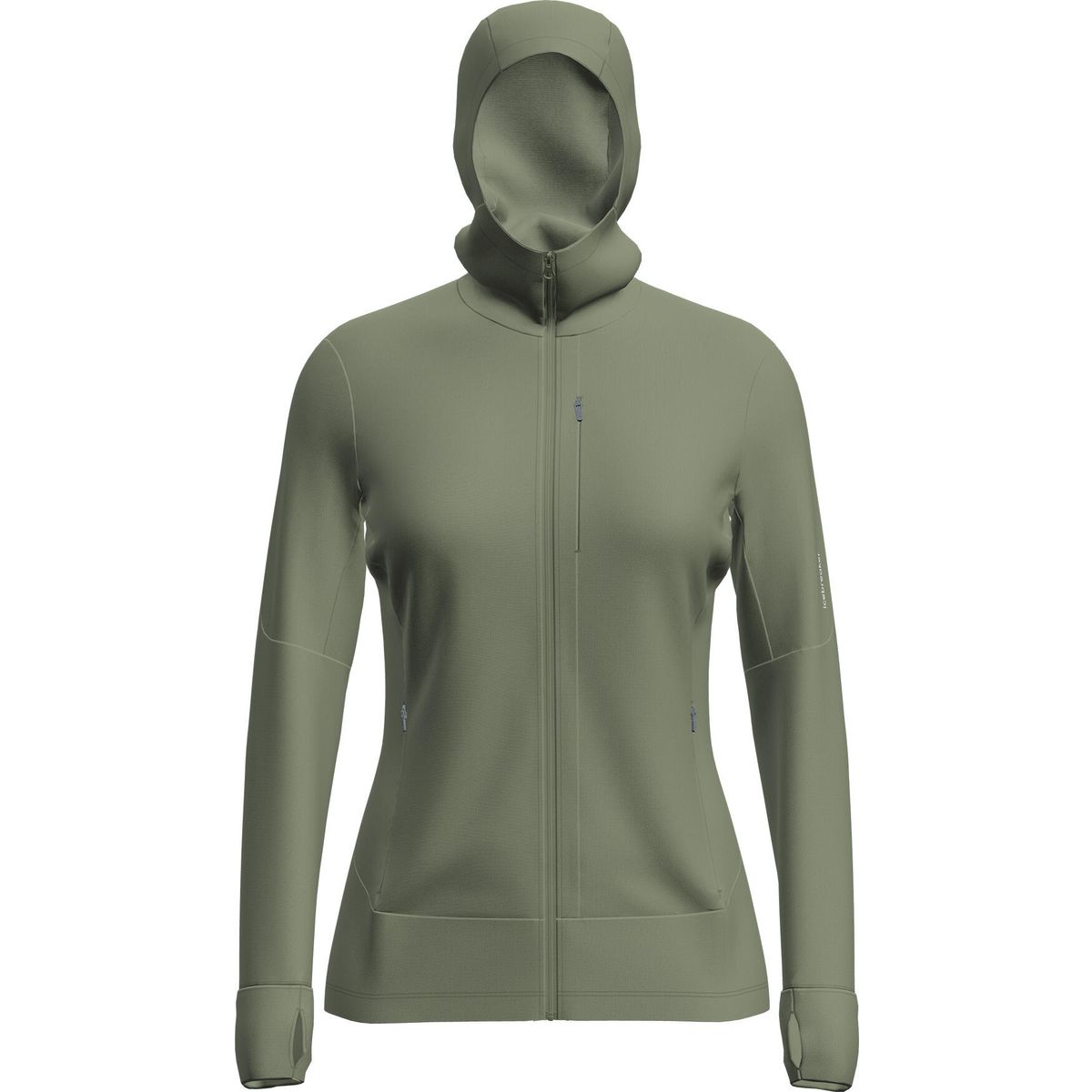Icebreaker W Mer 260 Quantum IV Long Sleeve Zip Ho lichen (IBA74) M BA56XRIBA74-M