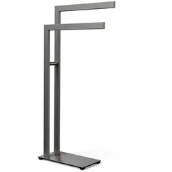 Zack Handtuchständer Linea graphite grau, Designer Zack Design, 15x80x38.5 cm