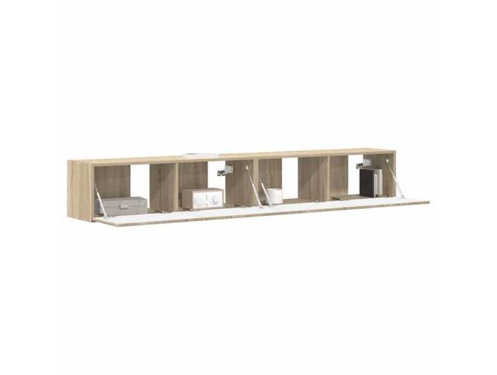 Promo 2026 Jeu de Meubles TV mural 2 pcs banc TV meuble hifi vidaxl TABLE TV Sonoma 98x31x29 5cm - M4888581