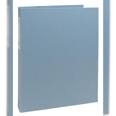 Exacompta 51232E 10x Festes Ringbuch A4, 4 Ringe 30mm, Recyclingkarton, Kollektion AutentiK Blaugrau