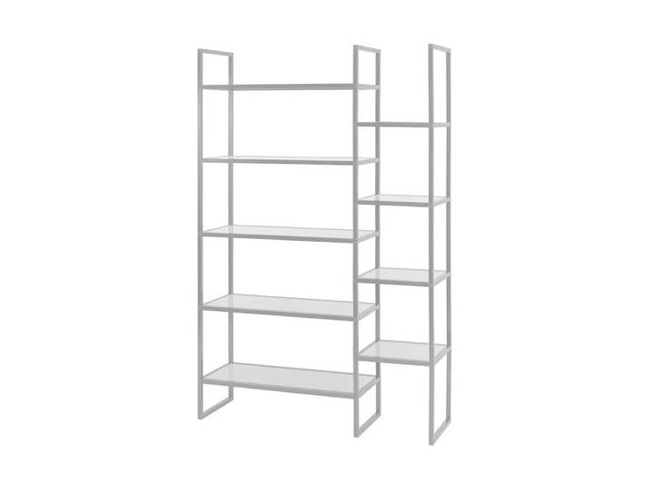 HR Direktverkauf GmbH Ablageregal Designregal Construct mit 9 Ablageflächen versetzte Ebenen, 9 stabile Ablageböden aus Aluminium-Verbundplatten