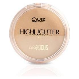 Quiz Cosmetics Color Focus Highlighter Powder Enriched With Vitamin E N2 Gold 10g (N2 Gold, Highlighter, 10 g) (62321048)