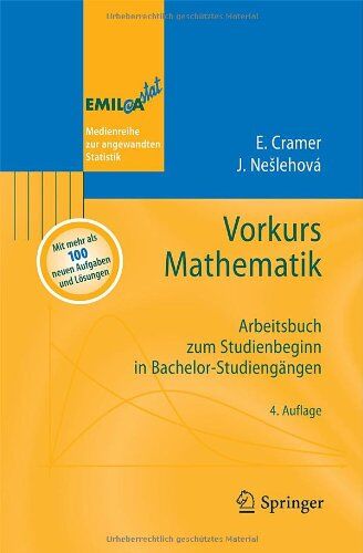 Erhard Cramer - Vorkurs Mathematik: Arbeitsbuch zum Studienbeginn in Bachelor-Studiengängen (EMIL@A-stat) - Preis vom 06.10.2026 07:26:00 h