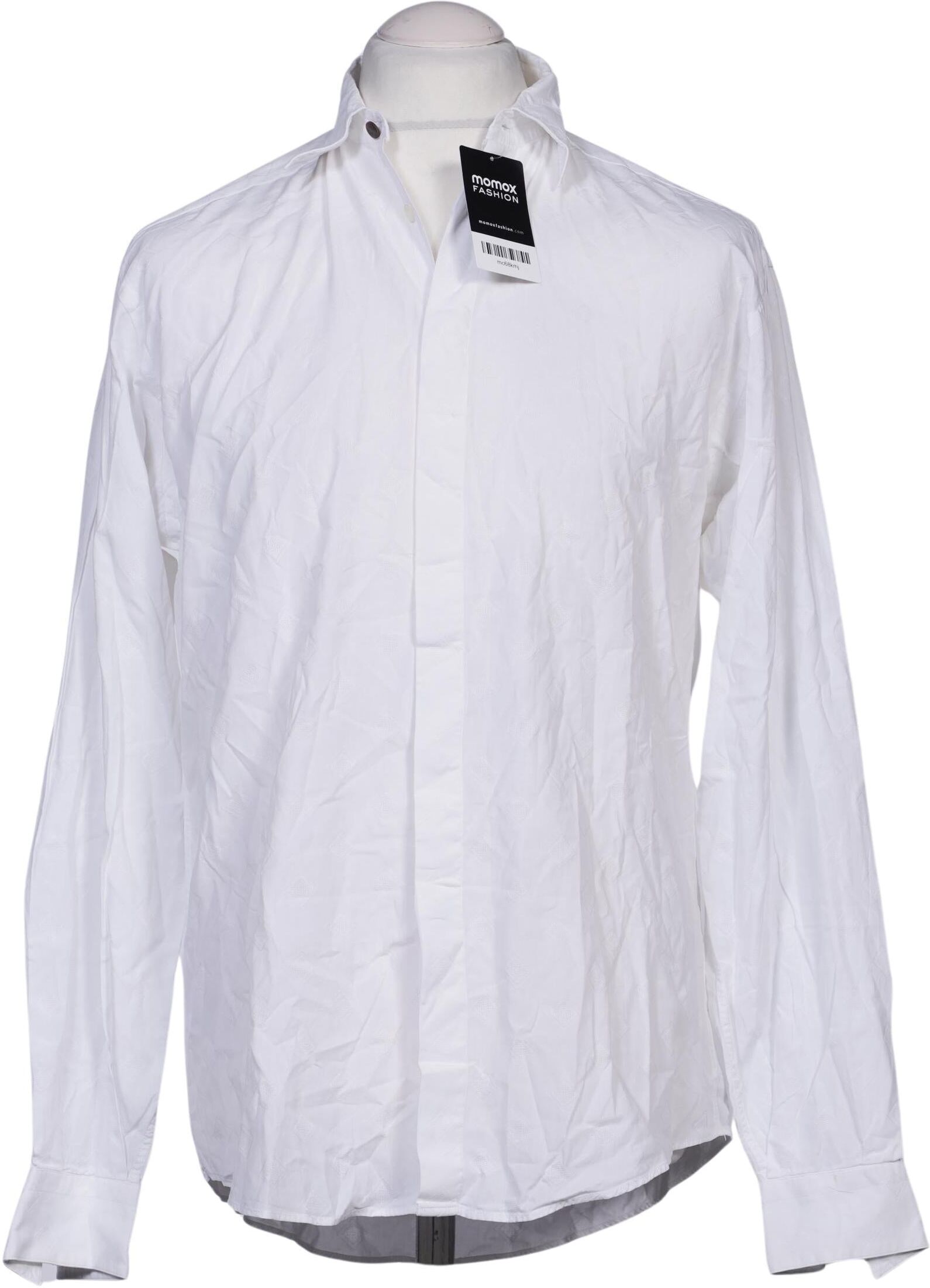 Versace Classic V2 Herren Hemd, Weiß, Gr. 39, Baumwolle - Second Hand