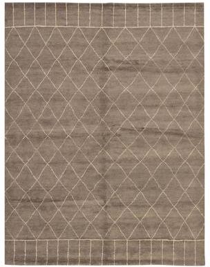 Ecarpetgallery Hand-knotted Tangier Khaki Wool Rug