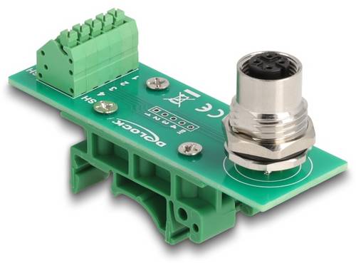 Delock Seriell Adapter [1x M12-Buchse - 1x Buchse] Grün