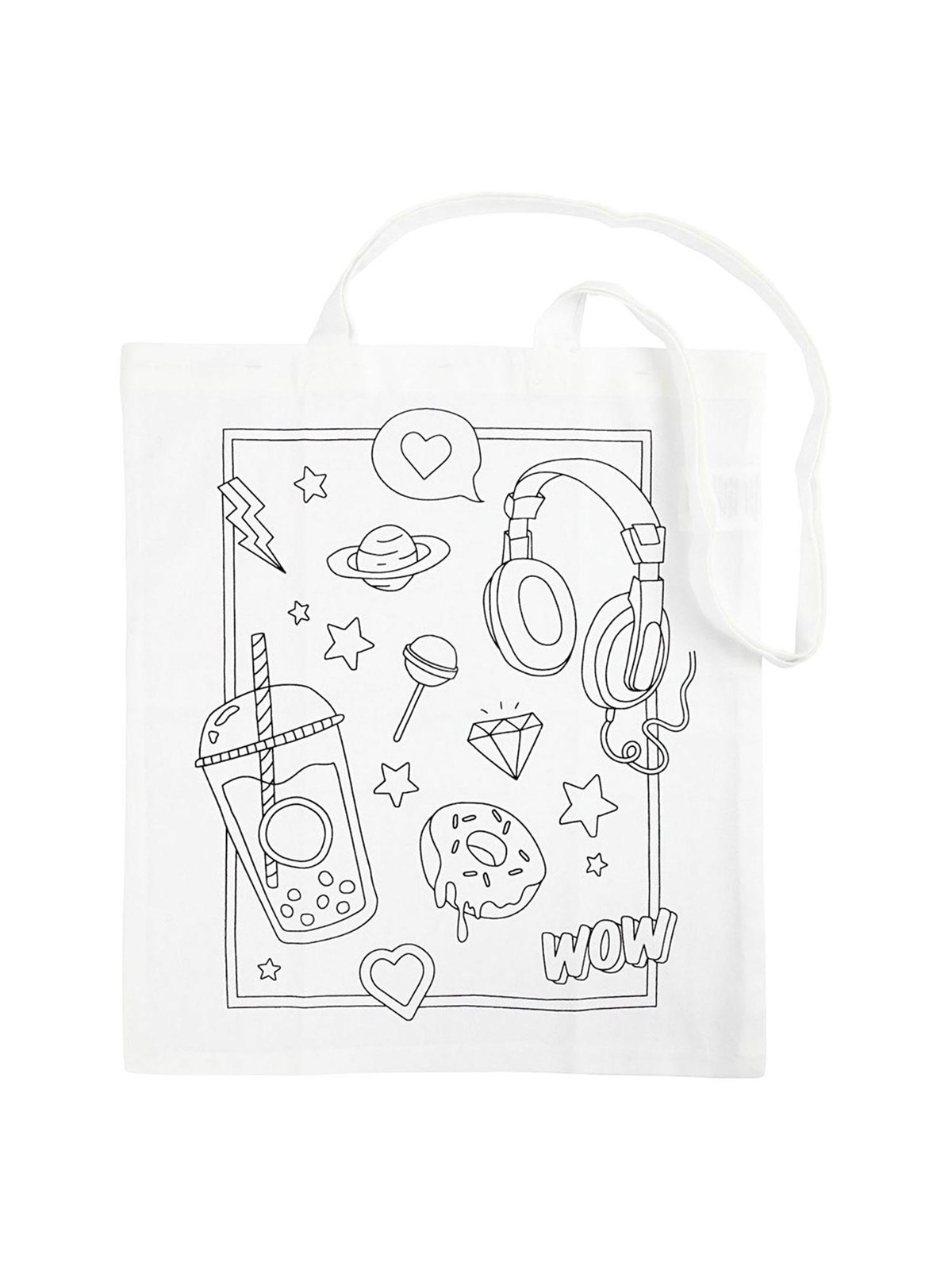 Creativ Company Shoulder Bag with Print