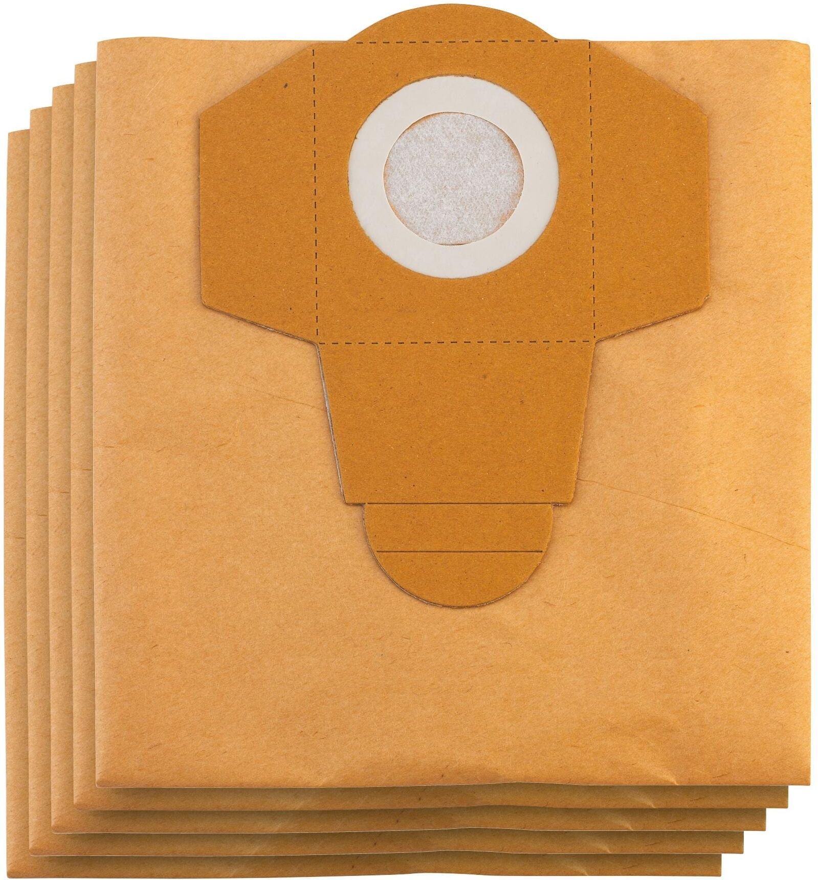 EINHELL Staubsaugerbeutel "40 Liter 5 Stück", braun (bunt), Staubbeutel, Staubsaugerbeutel bunt Einheitsgröße