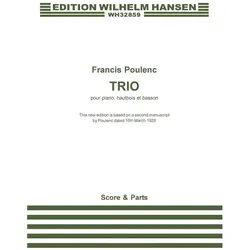 Trio for Piano, Oboe and Bassoon: Revised Version - Score and Parts, Fachbücher von Francis Poulenc