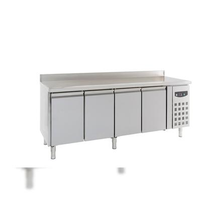CombiSteel Kühltisch mit Aufkantung 4 Türen