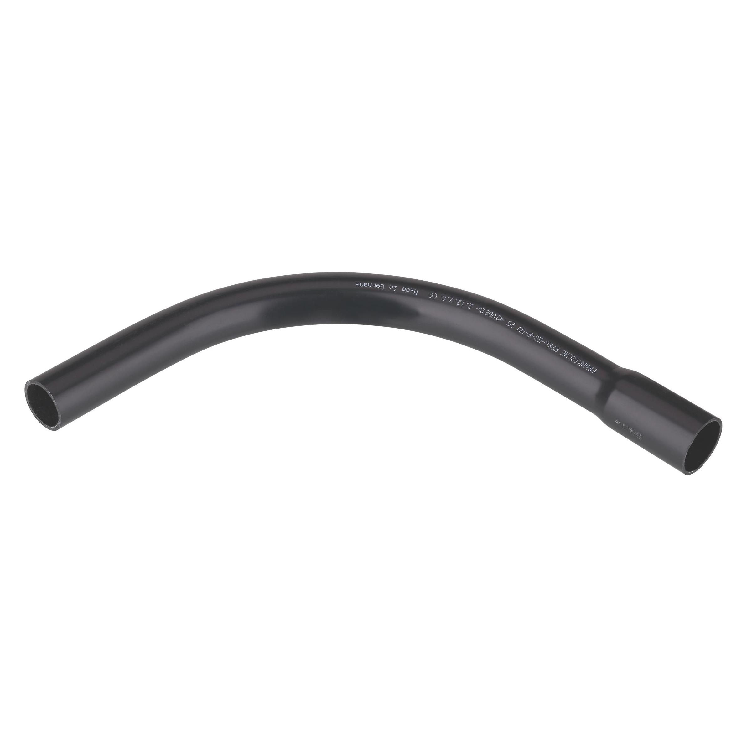 Fränkische Rohrwerke FRA SBSKu-ES-UV 20 schwarz Kunststoff-Steckbogen, schwarz, U (22661020)