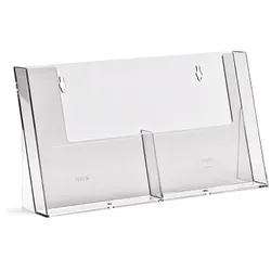 Tisch-Prospekthalter 2x DIN A5 nebeneinander