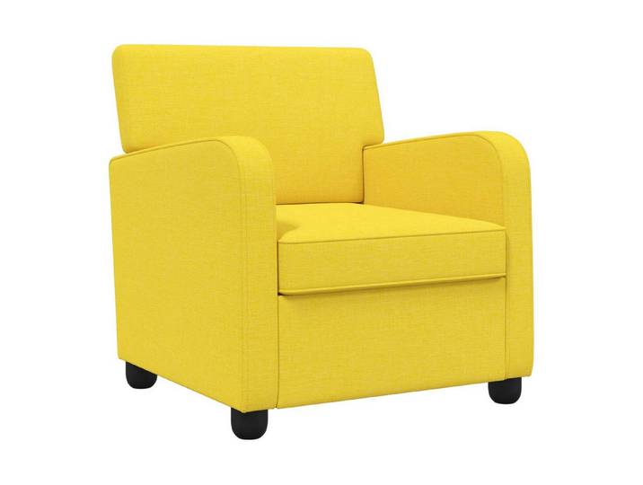 vidaXL Sessel Sessel Helles Gelb Stoff (1-St)