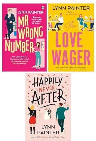 Penguin Lynn Painter Collection 3 Books Set (Mr Wrong Number, The Love Wager and Happily Never After)