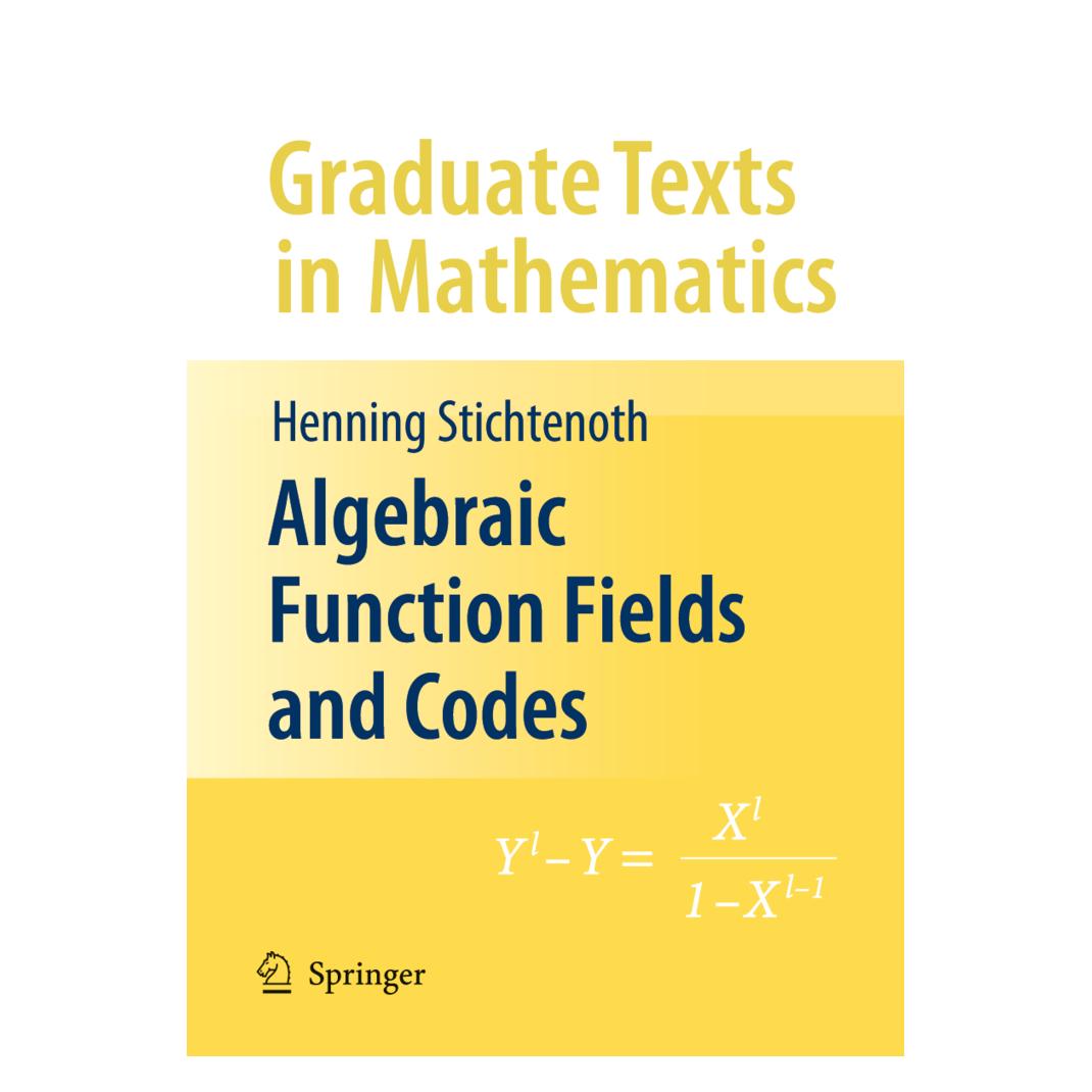 Springer Algebraic Function Fields and Codes (Englisch, Softcover, Henning Stichtenoth) (55388430)