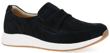 Women's Clementine Black Nubuck Slip On by Dansko in Black (Size 38 M)