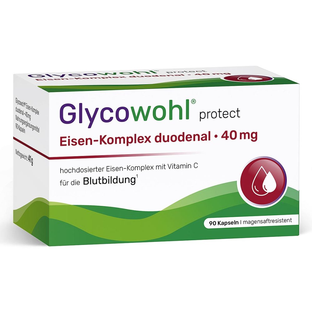 Heilpflanzenwohl GmbH Glycowohl Eisen-Komplex Duodenal 40mg + Vitamin C Kapseln 19745369