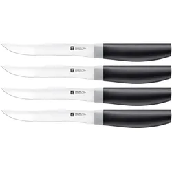 Zwilling NOW S Black Steakmesser 4tlg., Besteck, Schwarz