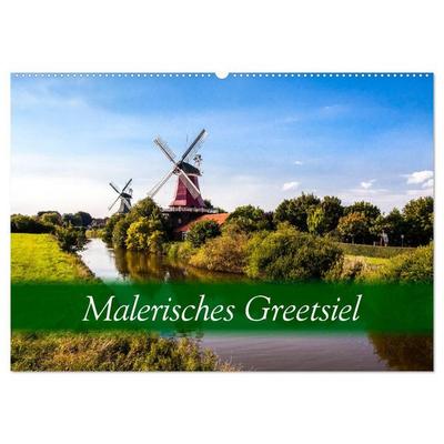 Malerisches Greetsiel (Wandkalender 2026 DIN A2 quer), CALVENDO Monatskalender