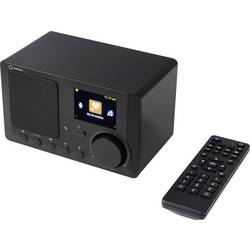 Renkforce RF-IR-MONO2 Internet Tischradio Internet Bluetooth®, Internetradio, DLNA Inkl. Fernbedienung, DLNA-fähig, Weckfunktion Black RF-7191140