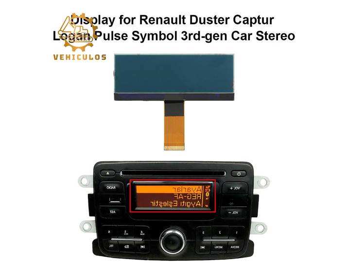 1 pièces écran LCD autoradio stéréo AGC-1220RF-A AGC-0060RF-A pour Renault Duster Captur Logan symbole d'impulsion Dacia Lada Van