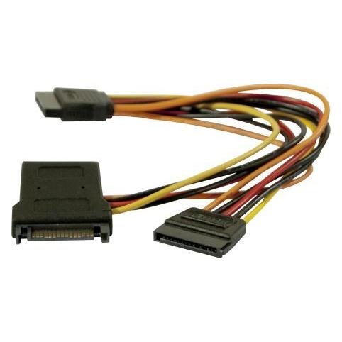 Exertis Connect Kabel Power SATA 15pin > 3x SATA HDD (30 cm, SATA) (147563)