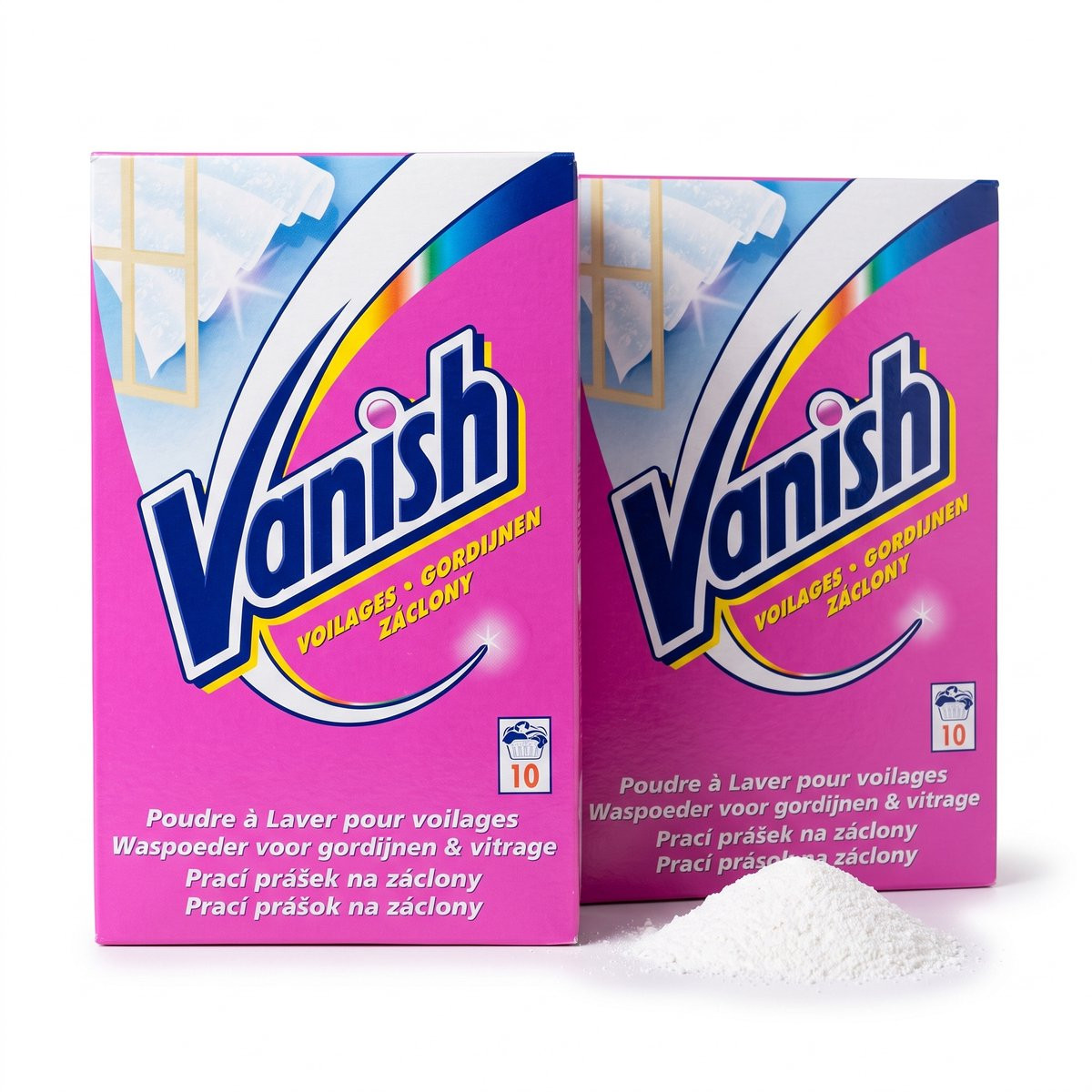 Vanish Waspoeder voor Gordijnen & Vitrage - 2 x 600 g