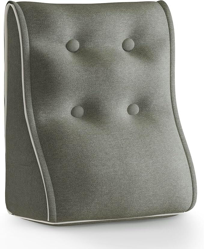 WOWMAX Modular Linked Back Pillows Grey