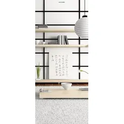 Scheurich Türfolie Japanese Room, für Innen- Außentüren