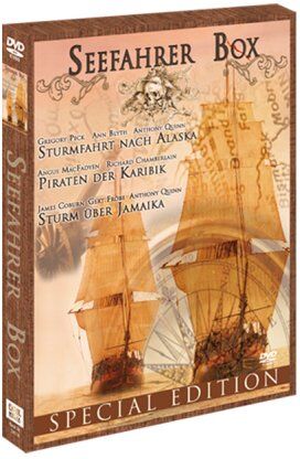 Raoul Walsh - Seefahrer Box: Piraten der Karibik / Sturm über Jamaika / Sturm nach Alaska (Holzbox) [2 DVDs] - Preis vom 14.10.2026 23:07:16 h