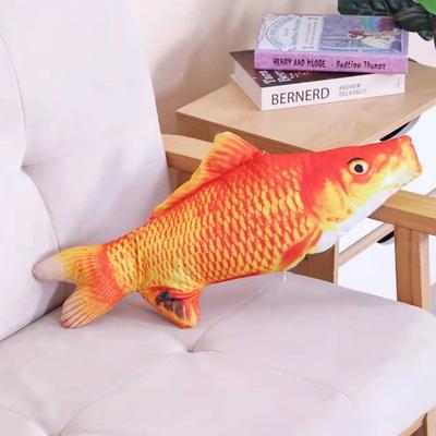 Uplift Treasures Realistic Fish Catnip Plush Toy For Cats 3 15.7 In